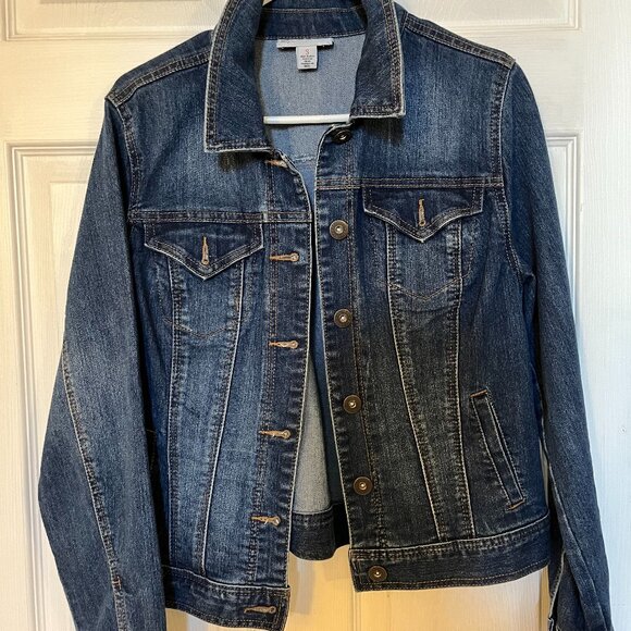 Jean jacket- STYLE & CO. DENIM - Picture 1 of 2